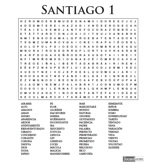 Sopa de Letras - Santiago Cápitulo 1